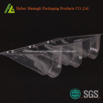 Clear transparent disposable cosmetic tray